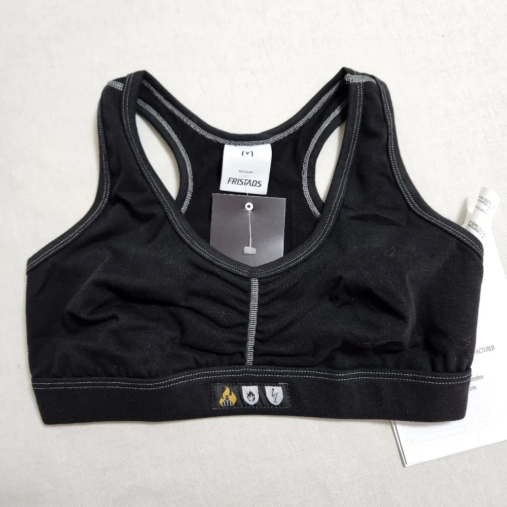 Fristads NWT Womens Flamestat Arc & Flame Retardant Bra 7036 MOF Sweden Black M